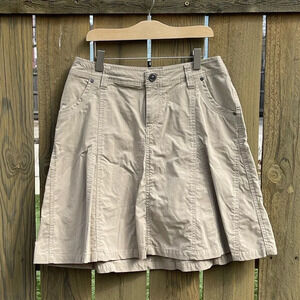 Kühl Tan Cargo Mini Hiking Skirt Tan Women’s Size 4
